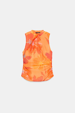 TOP ESTAMPADO LAZOS / Multicolor - Zara фото 6