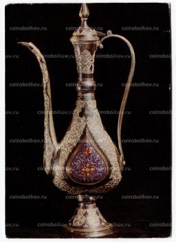 Открытка Кувшин.Серебро,чернь,гравировка. 60-е годы XX века