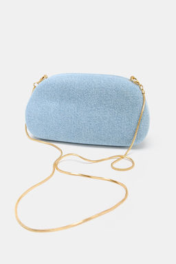 DENIM FABRIC MINAUDI_RE BAG