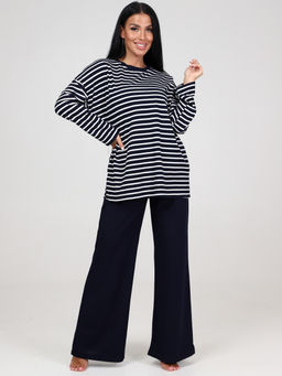 954 ЖЕНСКИЙ КОСТЮМ (брюки) (Темно-синий) - А-дина фото 2