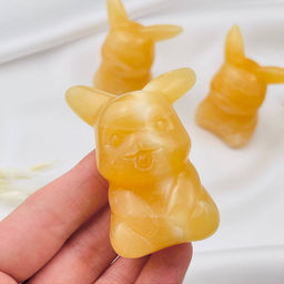 Фигурка резная "Пикачу" из Кальцита