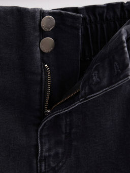 CONTE Джинсовая юбка с необработанным краем CON-424 washed black