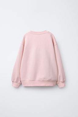 RAISED FLORAL SWEATSHIRT - Zara фото 2