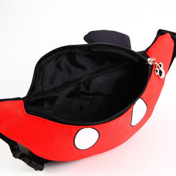 Сумка поясная детская с ушками, 25×6×13 см, Микки Маус