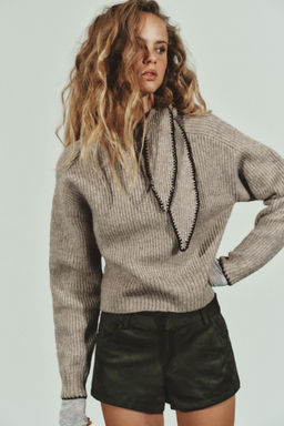 KNIT JUMPER WITH BOW - Zara фото 2