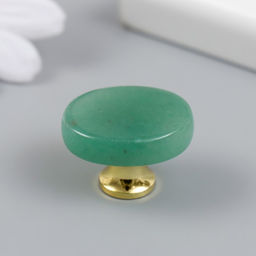 Ручка для шкатулки «Зелёный авантюрин», 2.6×1.7 см