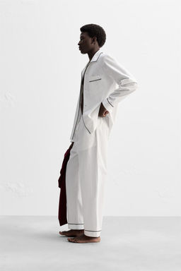 CONTRAST PYJAMA BOTTOMS - Zara фото 4