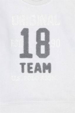 Толстовка с камнями для девочек - U.s. polo assn фото 3