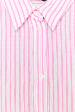 OVERSIZE STRIPED SHIRT - Zara фото 24