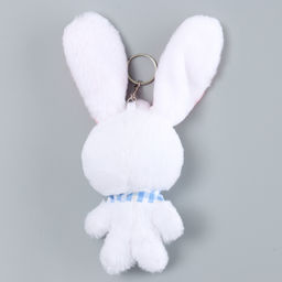 Мягкая игрушка Зайцы Ушастики на брелоке, 12 см, цвет МИКС - Simaland фото 4