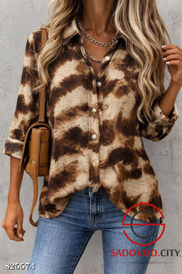 Рубашка женская с принтом