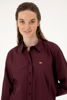 Kad_n Bordo Uzun Kollu G_mlek Sepette S_rpriz _ndirim - U.s. polo assn фото 2