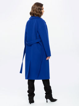 Пальто женское 1241113003 bright blue - Eleganzza фото 4