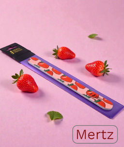 Mertz Пилка для ногтей цветная 891, 120/240 грит, клубника, 18 см фото 3