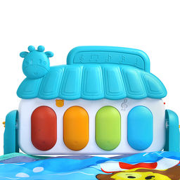 Коврик развивающий "Весёлые зверята" в коробке