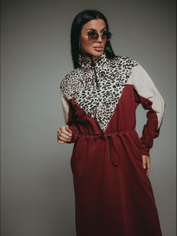 Одри платье женское (марсала)