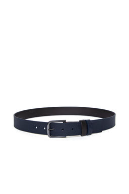 Erkek _ift Tarafl_ Lacivert Kemer