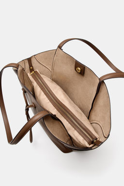 MAXI TOTE BAG WITH DETAILS - Zara фото 7
