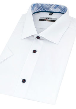 Сорочка мужская короткий рукав GREG 100/109/WH/Z/6p_GB  фото 3
