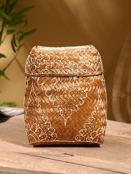 Корзинка плетёная «Марокко», 17×17×25 см