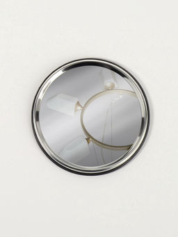 Цена за 2 шт. Зеркало карманное «Любовь», d=7 см, чёрное