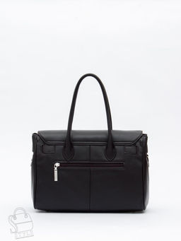 Сумка женская кожаная 1081M coffee Polina&Eiterou