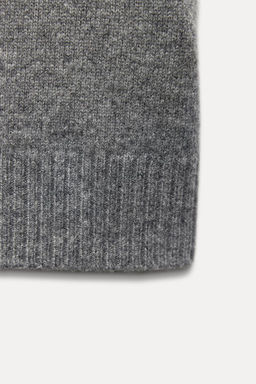 BASIC 100% WOOL SHORT SLEEVE TOP - Zara фото 8