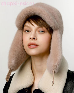 Хью Ушанка женская экомех норка (56-58)