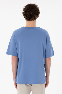 Erkek Oversize Fit Bisiklet Yaka Koyu Mavi Ti__rt Sepette S_rpriz _ndirim - U.s. polo assn фото 6