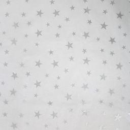 Цена за 20 шт. Бумага упаковочная тишью «Звезды, серебро», 50 х 70 см