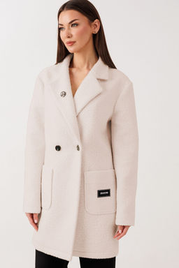 Пальто VN fashion 1116 пудра