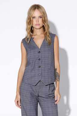 Жилет Pirs 4793 светлый серый с голубым