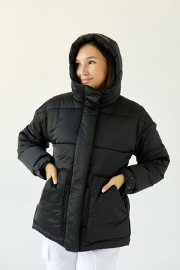 Куртка женская зимняя 25404 (графит) - Kankan фото 5