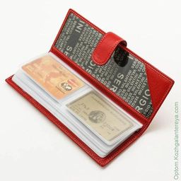 Женская кожаная визитница Sergio Valentini СВ 8095-075/2  фото 7