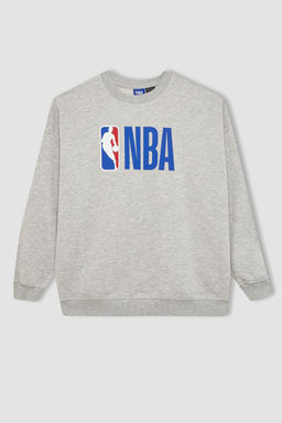 DeFactoFit Толстовка оверсайз с круглым вырезом NBA NBA  фото 22
