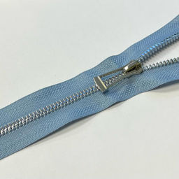 Молния трактор №5 Premium н/р 18см никель D231 пастельно-голубой уп.6шт