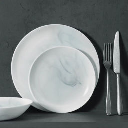 Тарелка обеденная DIWALI MARBRE WHITE25см - Luminarc фото 4