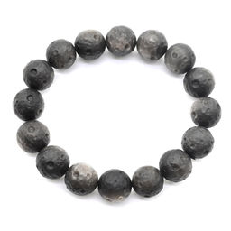 Обсидиан Луна браслет шарик 13мм, 45г