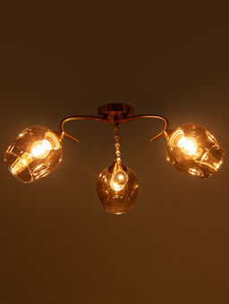 Люстра N6421/3, 3×60 Вт, E27, цвет медный