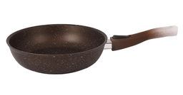 ЛА_АП_MARBLE INDUCTION (кофейный) Сковорода 280 мм со съемн.ручкой АП, арт. смки282а