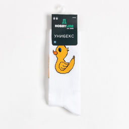 Носки женские «Утенок», белая, размер 36-40