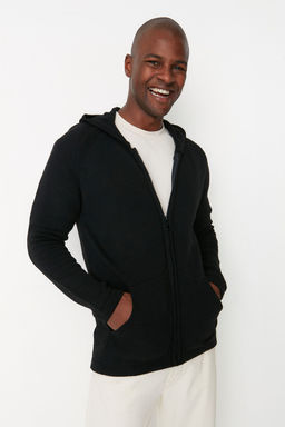 Siyah Slim Fit Kapusonlu H?rka H?rka TMNAW22HI1249