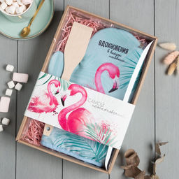 Кухонный набор Самой необыкновенной, варежка-прихватка 20х28 см, лопатка деревянная - Доляна фото 2