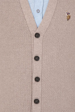 Мужской кардиган базового трикотажа из норки и меланжа Неожиданная скидка в корзине - U.s. polo assn фото 6