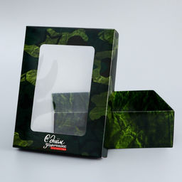 Цена за 5 шт. Коробка подарочная складная «С днем защитника Отечества», 16.5×12.5×5.2 см с окном