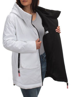 BM-187 WHITE Куртка демисезонная женская АЛИСА (100 гр. синтепон) - Fashion фото 6