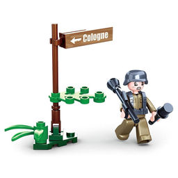 Конструктор Армия ВОВ Sluban «Танк М3 Стюарт», 344 детали