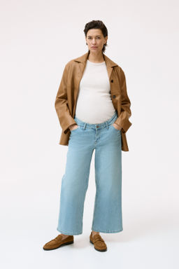 MAMA Wide Low Waist Ankle Jeans - H&m фото 5