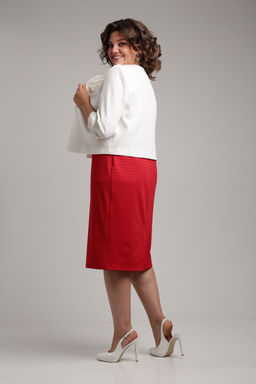 Костюм LADY SECRET 3740/1 молочный+ красный