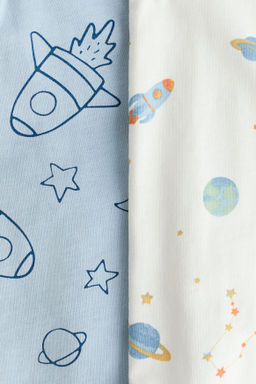 Pack de 2 pijamas enteros en algod?n